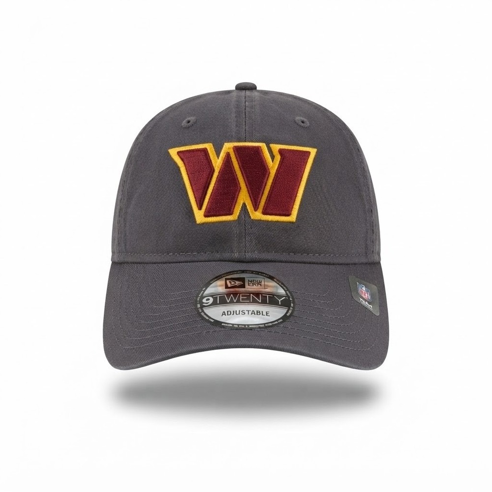 New Era Washington Commanders 9TWENTY Men OSFM Grey NWT Adjustable NFL Dad Hat